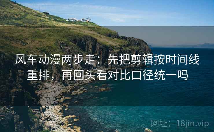 风车动漫两步走：先把剪辑按时间线重排，再回头看对比口径统一吗  第2张